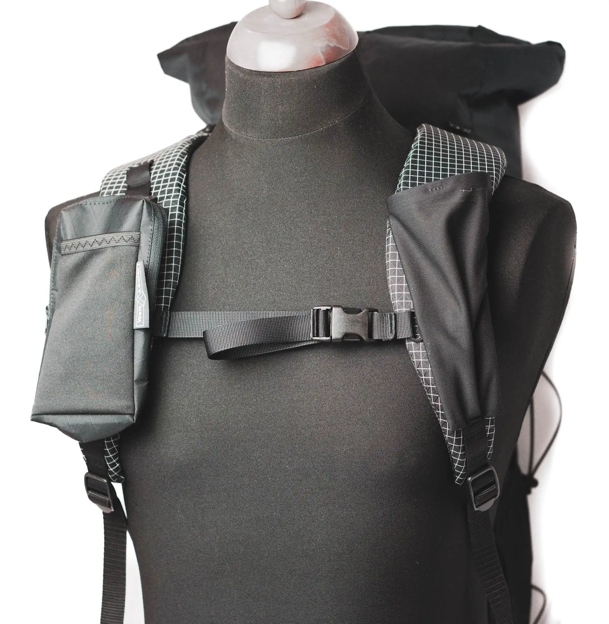 Wisdompro Gepäckgurt für Jacken, strapazierfähig, Nylon-Gurte mit  D-Schnalle, Reisezubehör (Schwarz)